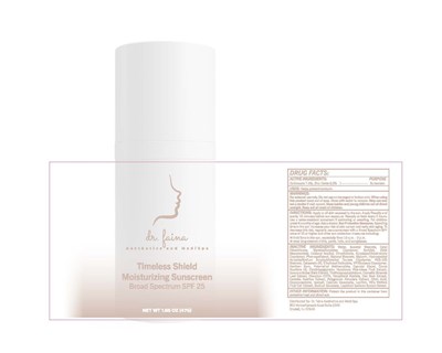 Timeless Shield Moisturizing Sunscreen Broad Spectrum Spf 25 (Dr Faina Sp26.50u 301110 Stay Ageless Daily White Bottle R1)